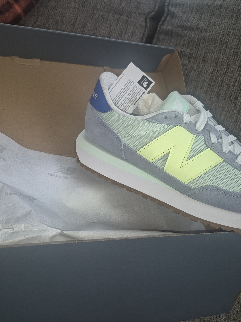 New Balance Women's Mint Green & Light Gray Retro Sneaker